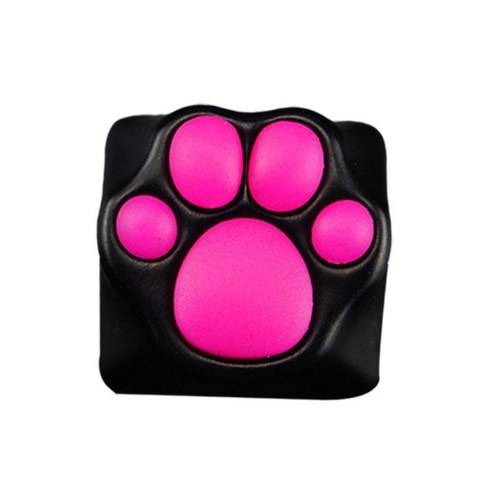 Cat Paw Keycaps Cat Claw Keycap For Keyset Creative 게임, 블랙 레드, {"사이즈":"18mm"}, {"수건소재":"알루미늄 합금"}