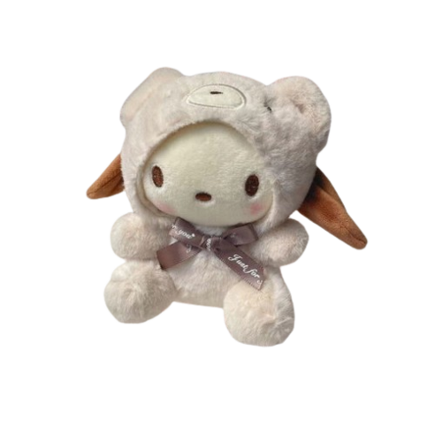 산리오 키링 인형키링 열쇠고리 가방고리 키홀더, 화이트, 1개