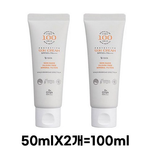 닥터올가 100 선크림 SPF50+ PA+++, 100ml, 1개