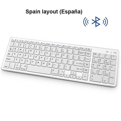 젤리 빗 슬림 무선 블루투스 키보드 태블릿 노트북 스마트 폰 IPAD RECHARGABLE 무선 키보드 숫자 키, 하나, 색깔4, 하나