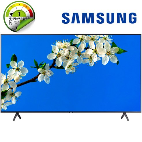 삼성전자 4K UHD TV 스마트 LED 사이니지 1등급 삼성전자기사 직접배송설치 대리점정품, 방문설치, 스탠드형, 189.3cm(75인치)