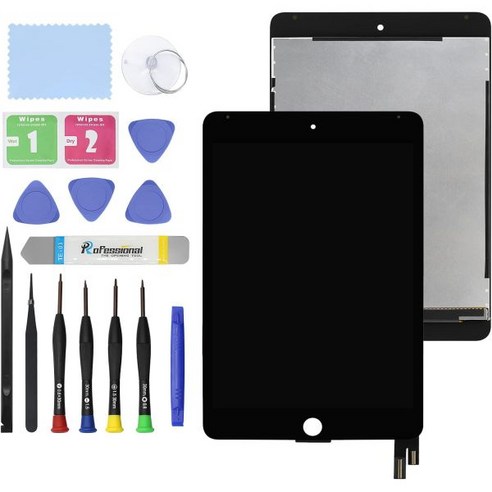 7.9 iPad Mini 4 A1538 A1550 LCD 디스플레이 터치 유리 스크린 디지타이저 패널 어셈블리 공구 교체 부품 검은색