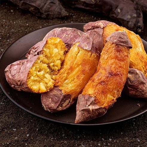 기타 [자연맛남] 23년수확 해남 세척 꿀고구마 3kg (중상/60-100g), 1개