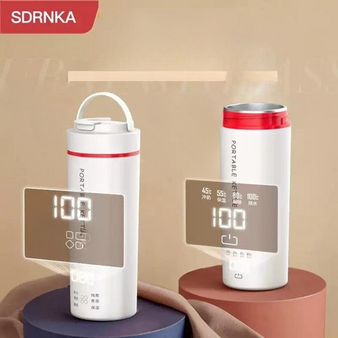 휴대성과 편리함을 모두 잡은 SDRNKA 충전식 전기포트