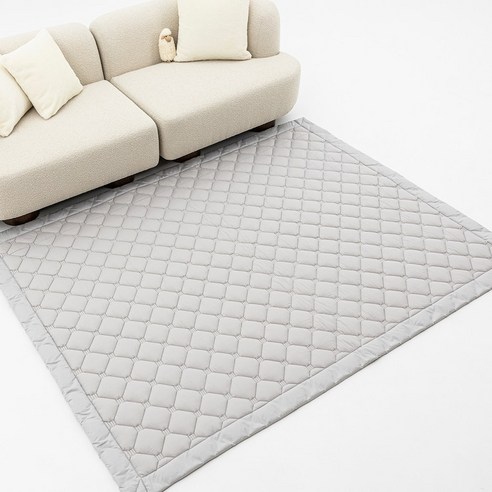 크리스피바바 양모 누빔 패드 겸 카페트, 겨울의 따뜻한 동반자 크리스피바바양모패드