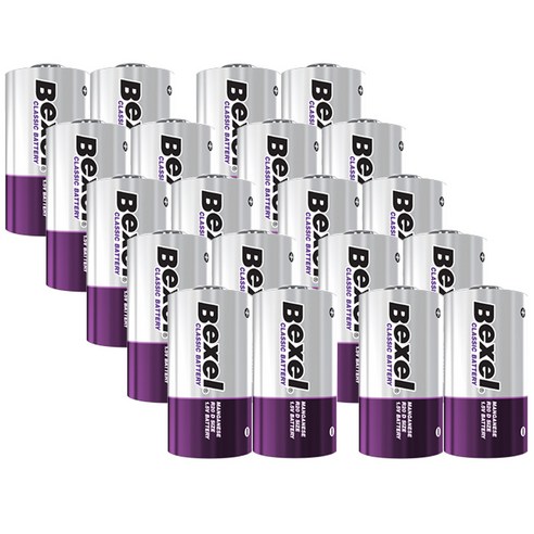 벡셀 망간 D형 건전지, 10세트, 2개입