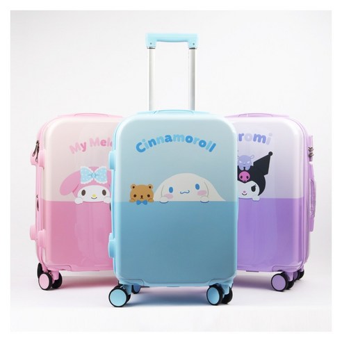 사랑스러움과 실용성을 담은 산리오 캐릭터즈 기내용 캐리어로 특별한 여행을!