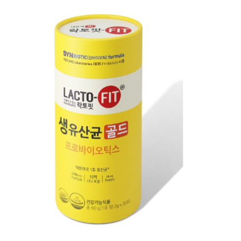 종근당건강 락토핏 생유산균 골드, 60g, 14개