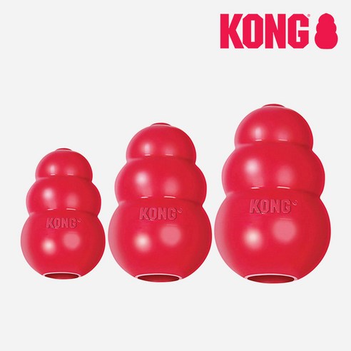 콩 KONG 클래식 강아지 노즈워크 장난감 소, 1개