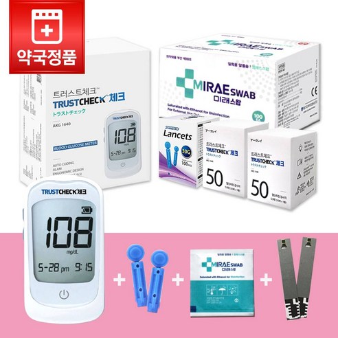 혈당 관리를 위한 완벽 솔루션: 아크레이 트러스트체크 혈당측정기 풀세트