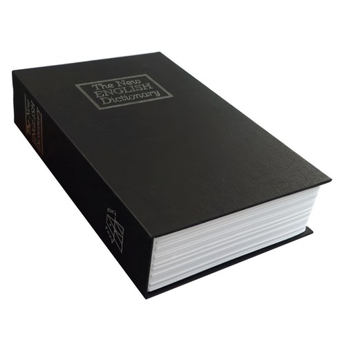 스토리빙 비밀 미니 책 금고 소, 블랙