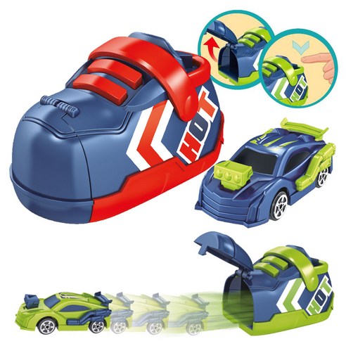 슈즈카 슈팅카 미니카 자동차 어린이 선물 유치원 선물 답례품, 빨강 Best Top5