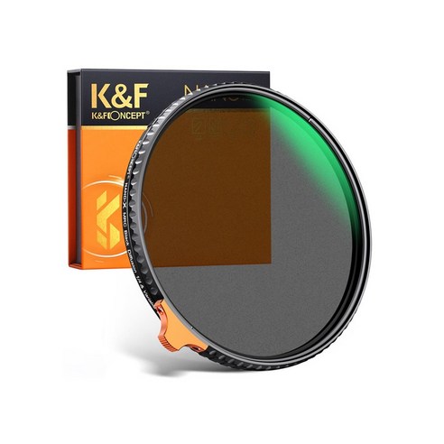 [82mm] K&F 블랙미스트 1/4 + 가변 ND2-ND32 2 in 1 렌즈필터, [82mm] 1/4 + ND2-32