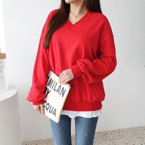 [쏭스타일] 데일리V넥맨투맨