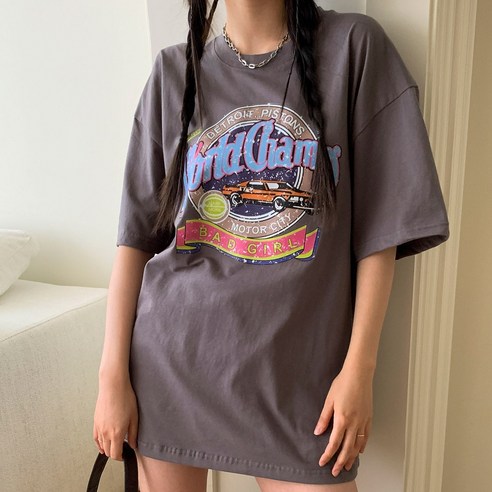 시원한 여름룩을 완성하는 루빈스 빈티지 프린팅 박스티