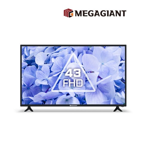 메가 43인치 FHD TV Q4302FH 가성비 LED 중소기업티비, 방문설치, 벽걸이형