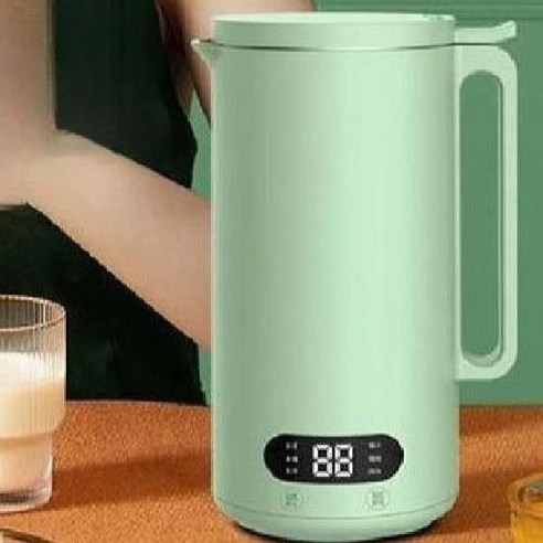 다기능 두유 제조기 – 220V 아침식사용 블렌더, 미니 두유 기계 (그린) – 6가지 주요 기능 포함 영양왕죽제조기 다기능 두유 제조기 – 220V 아침식사용 블렌더, 미니 두유 기계 (그린) – 6가지 주요 기능 포함 영양왕죽제조기