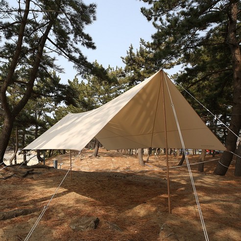 슈퍼 쉐이드 면타프: 감성 캠핑을 완성하는 시원한 그늘