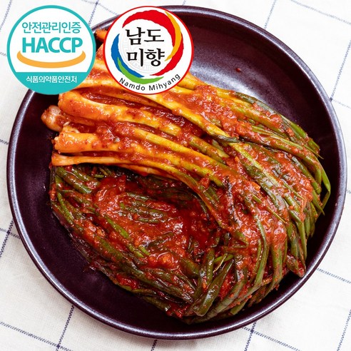 전라도 파김치 100%국산재료 HACCP인증 실파 쪽파 김치 고흥 보성, 1kg, 1개