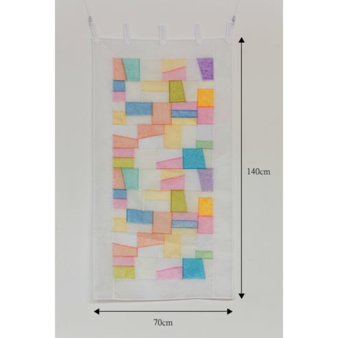 휑한 공간, 답답한 시야? 모시 조각보 가리개 하나로 아늑한 분위기 연출하는 비법 모시가리개