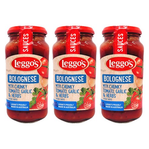 레고스 볼로네이즈 파스타 소스, 500g, 3개
