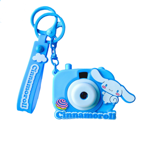 산리오 정품 프로젝션 카메라 키링 열쇠고리, 1개, 시나모롤_프로젝션(BLUE)