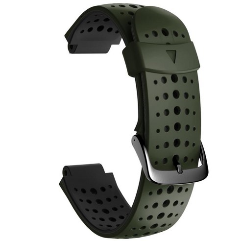 Garmin Forerunner 25 220 230 235 Lite 620 630 735 XT 스트랩 15mm 방수 통기성 실리콘 고무 손목 밴드 가민 시계대, #7