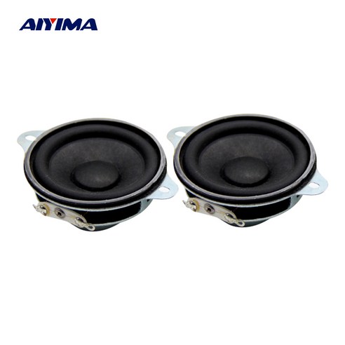 AIYIMA 2Pcs 45MM 휴대용 오디오 스피커 베이스 라우드스피커 4옴 5W 우퍼 스피커 앰프 홈 사운드 시어터 DIY
