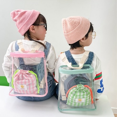 여름날의 추억을 담는 투명한 캔버스, 미니 비치 백팩