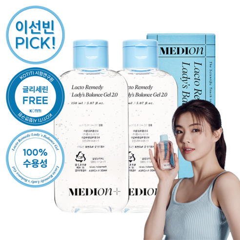 메디온 락토리메디 레이디스 밸런스 젤 2.0, 150ml, 2개