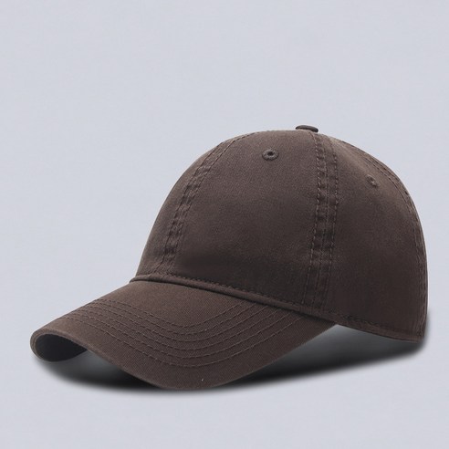 ANKRIC 남자 골프모자 사계절 모자 남자 한국 골프 순면 씻은 야구 모자 여자 레저 세탁 모자 야외 선 스크린 모자, 갈색