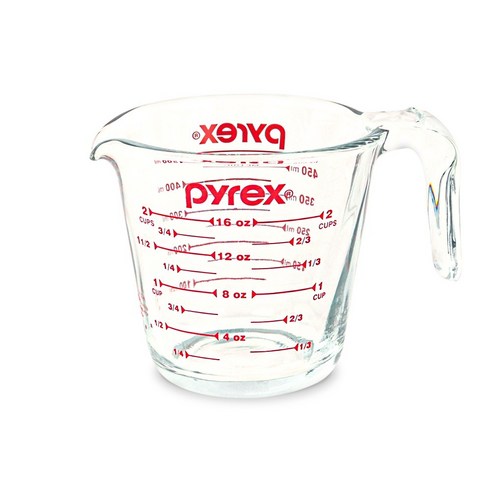 파이렉스 내열강화유리 계량컵, 500ml, 1개 500ml × 1개 섬네일