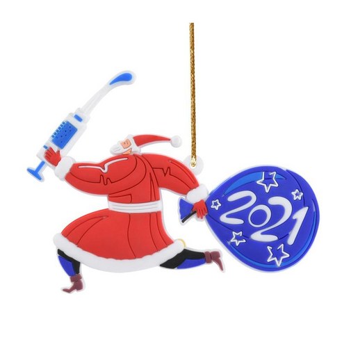 크리스마스 Practy를 위한 장식 크리스마스 트리 장식을 거는 산타클로스 백신, E, 플라스틱