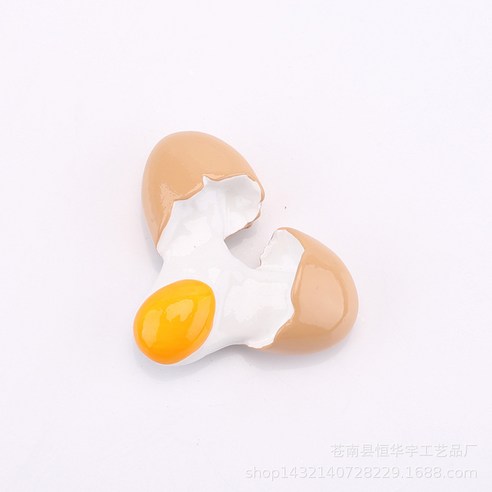 냉장고 스티커 스테레오 식품 마그네틱 스티커 크리 에이 티브 메시지 자석 스티커, 하나, 깨진 계란