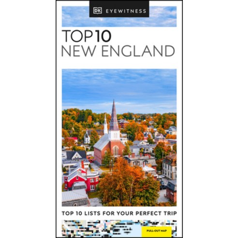 (영문도서) DK Eyewitness Top 10 New England Paperback, DK Eyewitness Travel, English, 9780241474006