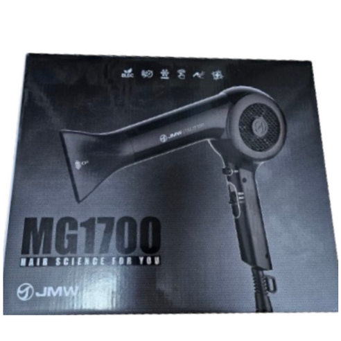 JMW 항공모터 드라이기, MG1700, Black(KC인증/BLDC항공모터/1500W)