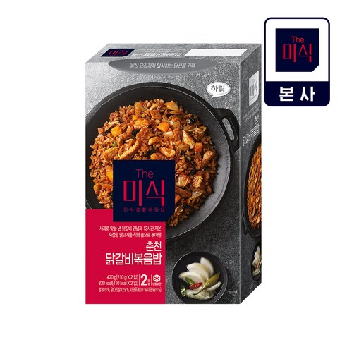 The미식 춘천 닭갈비볶음밥 420g (210g X 2입), 2개, 210g