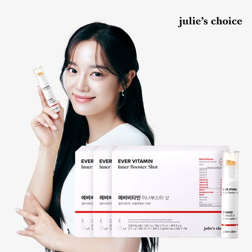 줄리스초이스 에버비타민 이너부스터샷, 3박스, 7입
