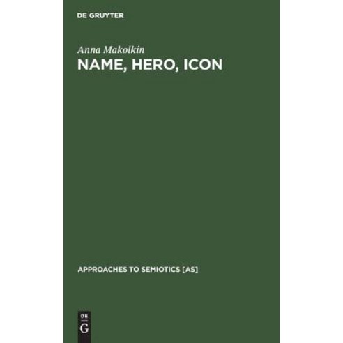 Name Hero Icon Hardcover, Walter de Gruyter, English, 9783110130126