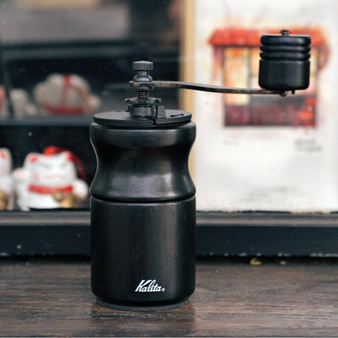 일본 kalita 커피 콩 그라인더 빈티지 휴대용 원두 분쇄기, 휴대용 KH-10 블랙, 1개 바리아vs3 일본 kalita 커피 콩 그라인더 빈티지 휴대용 원두 분쇄기, 휴대용 KH-10 블랙, 1개 바리아vs3