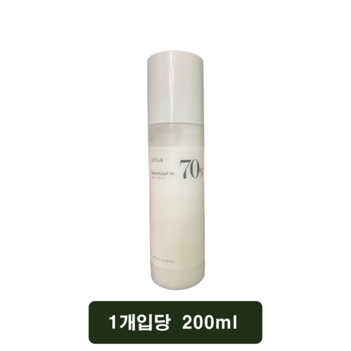 아누아 어성초 70 피부진정 데일리 로션, 200ml, 3개