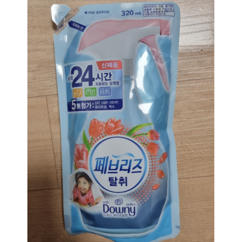 페브리즈 섬유탈취제 리필, 320ml, 2개, 에이프릴향