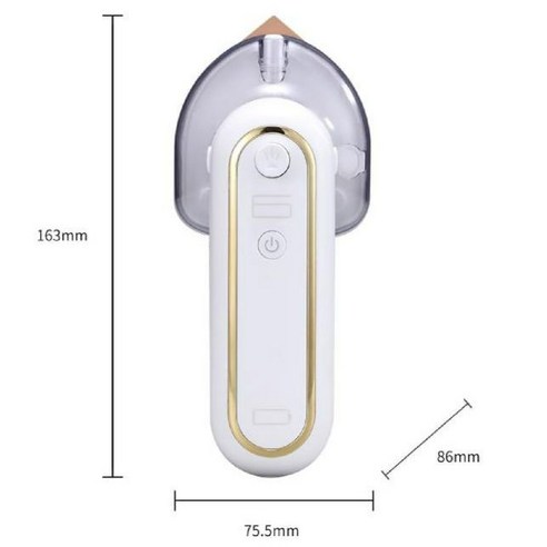소형 다리미 여행용 휴대용 가정용 의류 핸디 출장용 usb충전, 실버 및 화이트 골드(USB 충전 무선) 충전다리미