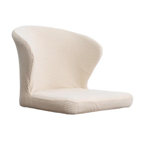 자카드 의자 Slipcover 이동식 홈 Armless 의자 시트 커버, 베이지, {"수건소재":"폴리에스터"}