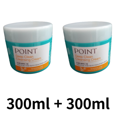 포인트 딥클린 클렌징 크림, 300ml, 3개