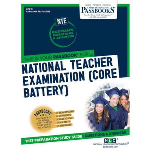 National Teacher Examination (Core Battery) (Nte) Volume 15 Paperback, Passbooks, English, 9781731850157