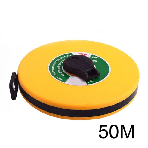 [LF] 10/20/30/50/100M 핸드 디스크 눈금자 목수 미터 측정 테이프 측정 도구, 하나, 50m
