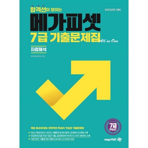 2023 7급 PSAT 합격선이 보이는 메가피셋 기출문제집 All-in-One(자료해석)