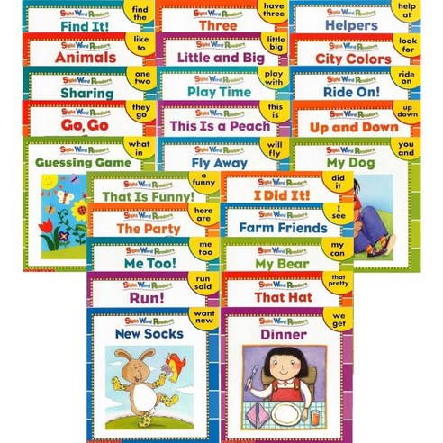 사이트워드 25 NEW Illustrated Sight Word Readers Phonics Teaching Supples Prek Scholastic Books That Teac