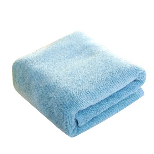 ZZJJC 300g 극세사 타월 주유소35*75 카트 라지, 300g 35* 75cm, 스카이블루